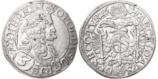 Leopold I. 1657 - 1705, 3 Krejcar 1669