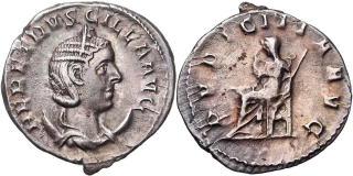 Řím císařství, Herennia Etruscilla manželka Traiana Decia, AR Antoninian