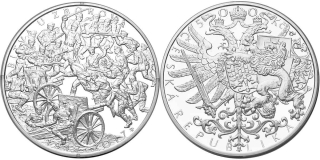 Česká republika, 500 Kč 2017 proof 100. výročí Bitvy u Zborova
