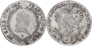 František II. 1792 - 1835, 20 Krejcar 1805 B