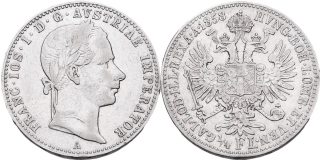 František Josef I. 1848 - 1918, 1/4 Zlatník 1858 A