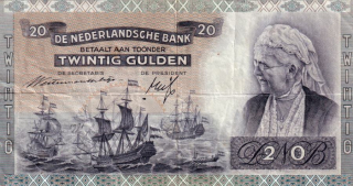Nizozemí, 20 Gulden 1940