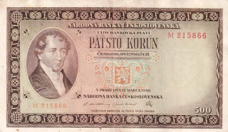 Československo 1945 - 1953, 500 Koruna 1946