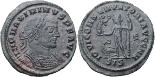 Řím císařství, Maximinus II , 305 - 313, AE Follis 