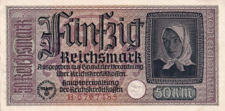 Německo, okupovaná území, 50 Reichsmark (1939)
