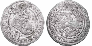 Leopold I. 1657 - 1705, 3 Krejcar 1696