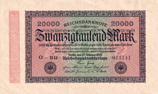 Německo, 20 000 Mark 1923