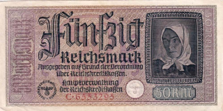 Německo, okupovaná území, 50 Reichsmark (1939)
