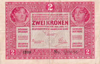 Rakousko - Uhersko, 1867 - 1918, 2 Koruna 1917