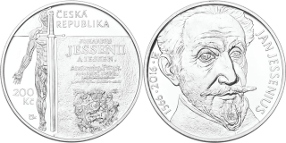Česká republika, 200 Kč 2016 běžná kvalita, Jan Jessenius