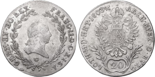 František II. 1792 - 1835, 20 Krejcar 1803 G