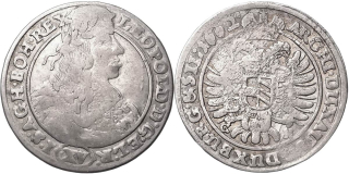Leopold I., 1657 - 1705, XV Krejcar 1662, Vratislav