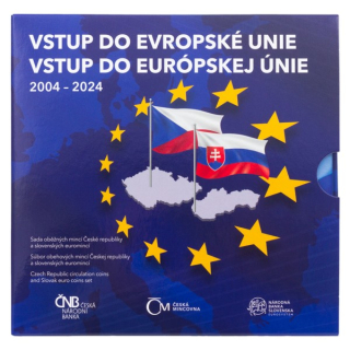 Česká republika, Sada oběžných mincí 2024 Výročí vstupu České a Slovenské republiky do Evropské unie