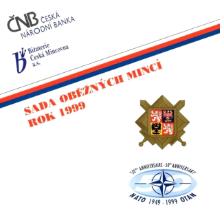 Česká republika 1993 -, Sada oběžných mincí 1999 Vstup ČR do NATO
