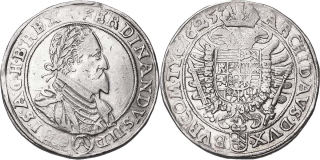 Ferdinand II. 1619 - 1637, Tolar 1625 Vídeň
