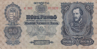 Maďarsko, 20 Pengö 2.1.1930