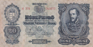 Maďarsko, 20 Pengö 2.1.1930