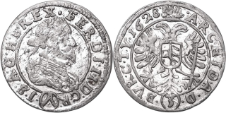 Ferdinand II. 1619 - 1637, 3 Krejcar 1628