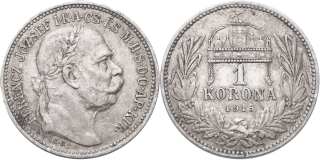 František Josef I. 1848 - 1918, 1 Koruna 1915 KB