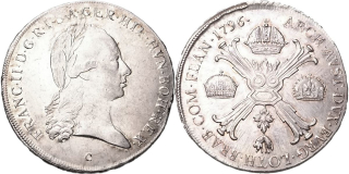 František II. 1792 - 1835, Tolar křížový 1796 C