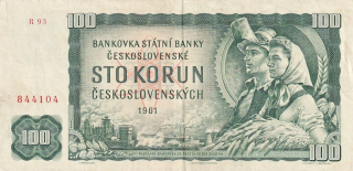 Československo 1958 - 1964, 100 Koruna 1961