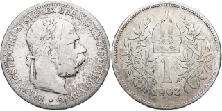 František Josef I. 1848 - 1918, 1 Koruna 1903