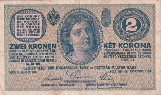 Rakousko - Uhersko, 1867 - 1918, 2 Koruna 1914