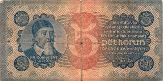 Československo 1919 - 1939, 5 koruna 1921