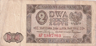 Polsko, 2 Zloté 1948