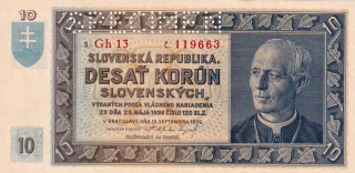 Slovenská republika 1939 - 1945, 10 Korun 1939, SPECIMEN