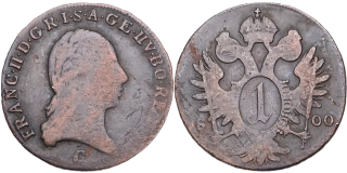 František II. 1792 - 1835, 1 Krejcar 1800 C