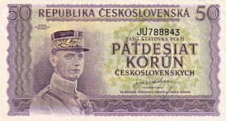Československo 1945 - 1953, 50 Korun b.l. (1945)