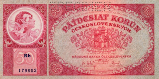 Československo 1919 - 1939, 50 Korun 1929, SPECIMEN