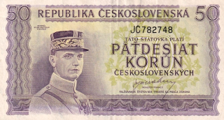Československo 1945 - 1953, 50 Korun b.l. (1945)