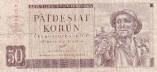 Československo 1945 - 1953, 50 Kčs 1950 