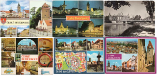 České Budějovice, konvolut 6 ks