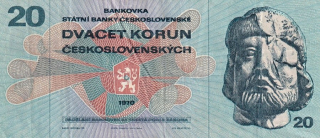 Československo 1970 - 1989, 20 Kčs 1970