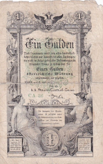 Rakousko-Uhersko, 1 Gulden 1882