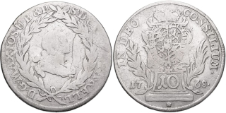 Německo - Bavorsko Maximillian III. Josef 1745 - 1777, 10 Krejcar 1768