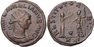 Řím císařství, Aurelianus 270 - 275, AE Antoninian