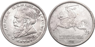 Litva, 5 Litai 1936