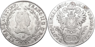 František II. 1792 - 1835, 20 Krejcar 1806 B