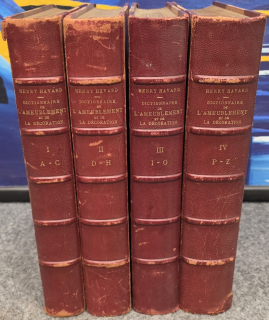 Dictionnaire de L´ameublement, Par Henry Havard, I, II, III, IV, Paris