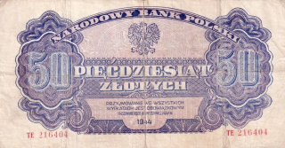 Polsko, 50 Zlotých 1944 