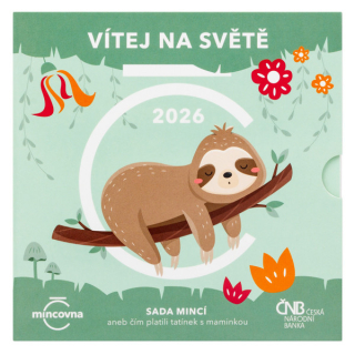 Česká republika, Sada oběžných mincí 2026 Vítej na světě (narození dítěte)