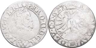 Ferdinand II. 1619 - 1637, Krejcar 1627 Vratislav