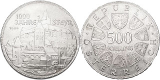 Rakousko, 500 Schlilling 1980