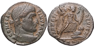 Řím císařství, Constantinus I. 306 - 337, AE střední Follis 18mm