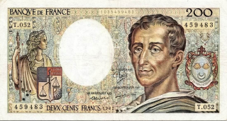 Francie, 200 Francs 1987