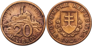 Slovenská republika 1939 - 1945, 20 Halierov 1941